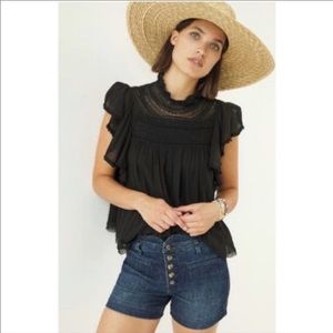 ANTHROPOLOGIE Pilcro Patch Pocket Denim Shorts 31